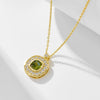 Wholesale Women's 925 Sterling Silver Geometric Zircon And Diamond Pendant Necklace With Cross Chain