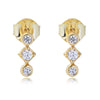 Wholesale Women's 925 Sterling Silver Geometric Zircon Mini Earrings