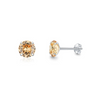 Wholesale Women's 925 Sterling Silver Geometric Zircon Set Earrings Simple Light Luxury Style