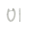 Wholesale Women's 925 Sterling Silver Gold Plated Color Zircon Geometric Inlaid Earrings