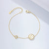 Wholesale Women's Sterling Silver Heartshaped Cartoon Characters Zircon Bracelet