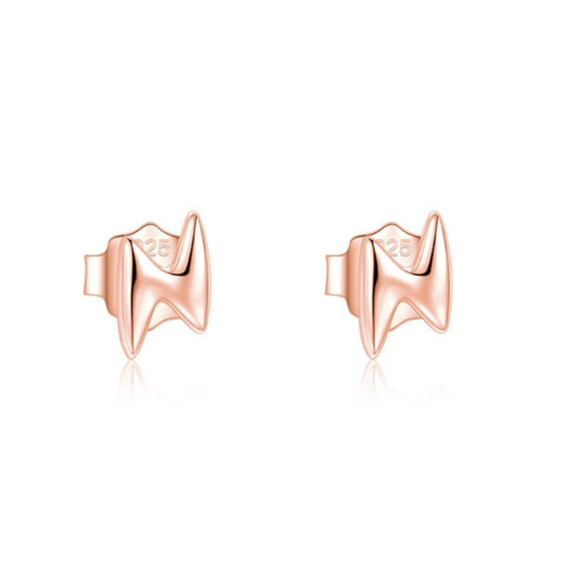 Wholesale Women's 925 Sterling Silver Heartshaped Lightning Star Antiallergy Earrings