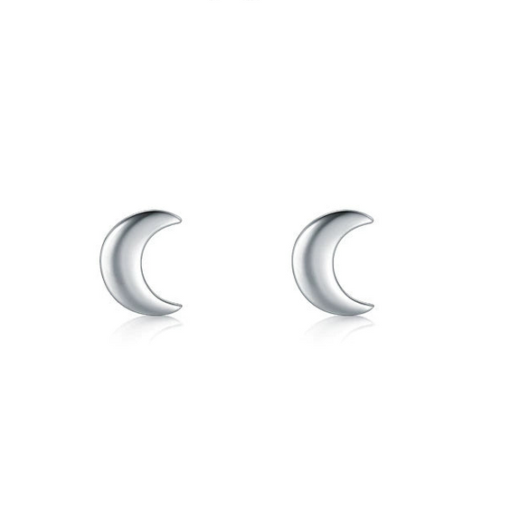 Wholesale Women's 925 Sterling Silver Heartshaped Lightning Star Antiallergy Earrings