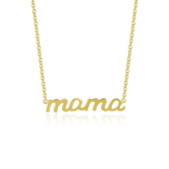 Wholesale Women's 925 Sterling Silver Letter Necklace With Electroplating And Cross Chain
