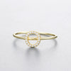 Wholesale Women's 925 Sterling Silver Letters Zircon Ring Stacking Combination