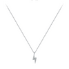Wholesale Women's 925 Sterling Silver Lightning Clavicle Chain With Micro Inlay Design