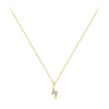 Wholesale Women's 925 Sterling Silver Lightning Clavicle Chain With Micro Inlay Design