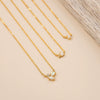 Wholesale Women's 925 Sterling Silver Opal Geometric Pendant Necklace With Zirconia And Cross Chain