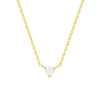 Wholesale Women's 925 Sterling Silver Opal Geometric Pendant Necklace With Zirconia And Cross Chain