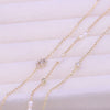 Wholesale Women's 925 Sterling Silver Plated 14K Gold Geometric Minimalist Diamond Bracelet