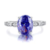 Wholesale Women's 925 Sterling Silver Ring With Diamond And Heart Shape Design