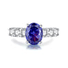 Wholesale Women's 925 Sterling Silver Ring With Diamond And Heart Shape Design