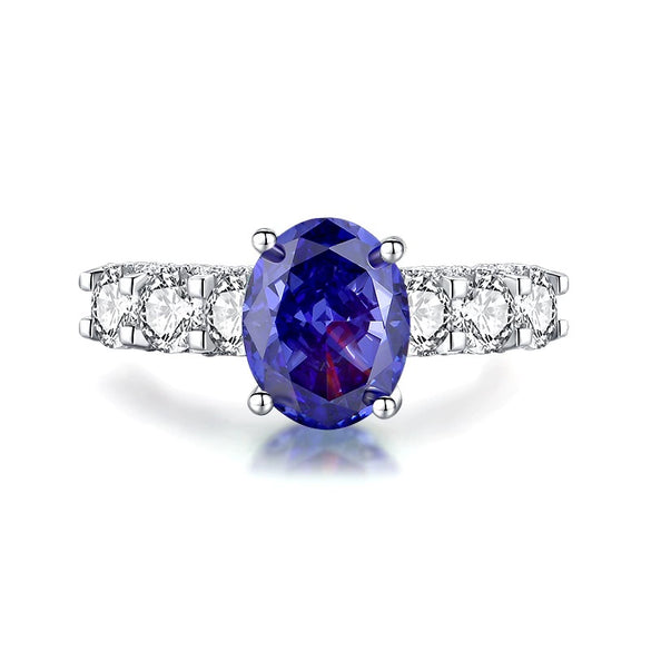 Wholesale Women's 925 Sterling Silver Ring With Diamond And Heart Shape Design