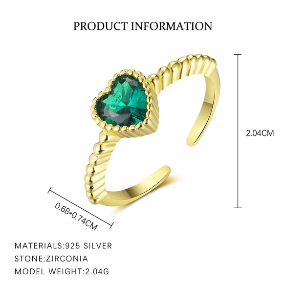 Wholesale Women's 925 Sterling Silver Ring With Zircon Micro Inlay Geometric Style