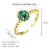 Wholesale Women's 925 Sterling Silver Ring With Zircon Micro Inlay Geometric Style