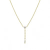 Wholesale Women's Sterling Silver 925 Silver Yshaped Necklace With Drop Shape Letters Numbers Text Pattern 14K Gold Plated And Zirconia Design
