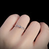 Wholesale Women's Sterling Silver 925 Star Pattern Ring With Electroplating