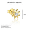 Wholesale Women's 925 Sterling Silver Star Shape Zirconia Microinlaid Earrings