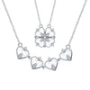 Wholesale Women's 925 Sterling Silver Yshaped Necklace With Geometric Zircon Pendant And Electroplating