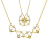 Wholesale Women's 925 Sterling Silver Yshaped Necklace With Geometric Zircon Pendant And Electroplating