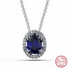 Wholesale Women's 925 Sterling Silver Yshaped Necklace With Geometric Zircon Pendant And Electroplating