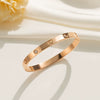 Wholesale Women's Summer Fashion High Sense Love Zircon Buckle Bracelet Titanium Steel 18K Gold Plated Set With Diamonds