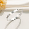 Wholesale Women's Summer Fashion High Sense Love Zircon Buckle Bracelet Titanium Steel 18K Gold Plated Set With Diamonds