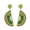 Wholesale Women's Summer Fruit Shaped Rice Bead Earrings In Little Fresh Style
