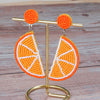 Wholesale Women's Summer Fruit Shaped Rice Bead Earrings In Little Fresh Style