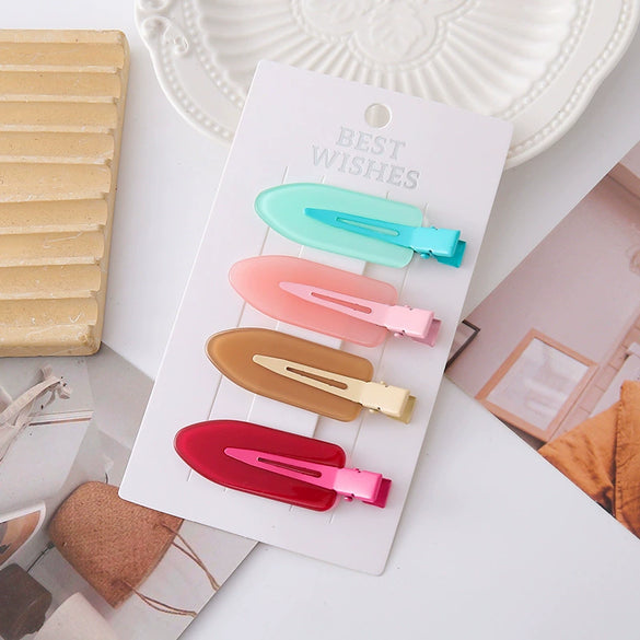Wholesale Women's Sweet Acrylic Handmade Duck Bill Hair Clip