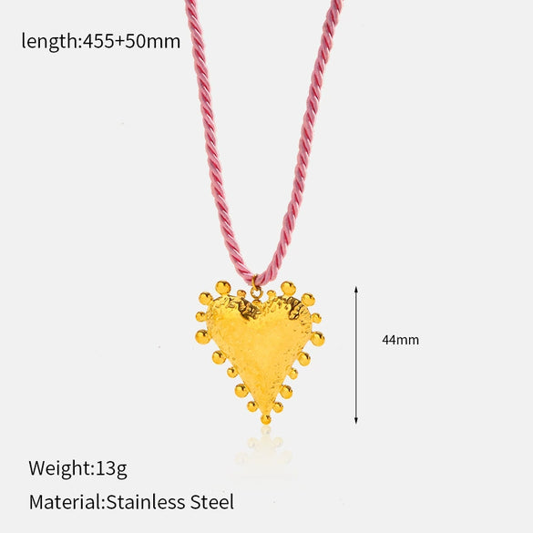 Wholesale Women's Sweet And Cool Style Animal Zodiac Stainless Steel And Titanium Steel Electroplated Pendant Necklace