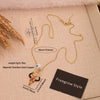 Wholesale Women's Sweet And Cool Style Real Gold Plated Bull Head Pendant Necklace