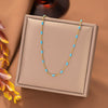 Wholesale Women's Sweet Fashionable Nonfading Electroplated Titanium Steel Necklace With Heart And Flower Patterns