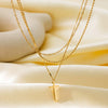 Wholesale Women's Sweet Fashionable Nonfading Electroplated Titanium Steel Necklace With Heart And Flower Patterns