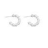 Wholesale Women's Sweet Geometric Alloy Earrings With 925 Silver Needle And Electroplating