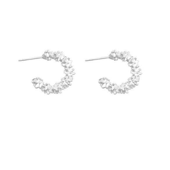 Wholesale Women's Sweet Geometric Alloy Earrings With 925 Silver Needle And Electroplating