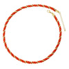 Wholesale Women's Sweet Geometric Cord Handwoven Copper Pendant Necklace