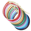 Wholesale Women's Sweet Geometric Cord Handwoven Copper Pendant Necklace