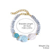 Wholesale Women's Sweet Light Luxury Highend Bracelet With Artificial Crystal Diamond Set Geometric Pattern