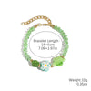 Wholesale Women's Sweet Light Luxury Highend Bracelet With Artificial Crystal Diamond Set Geometric Pattern