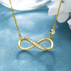 Wholesale Women's Sweet Style Copper Ochain Pendant Necklace With Mixed Gem Inlay And Letters Numbers Text Pattern Electroplated