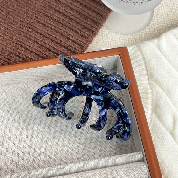 Wholesale Women's Thickened Acetic Acid Handmade Simple Geometric Hair Grasp Clip Headwear