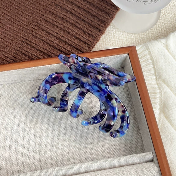 Wholesale Women's Thickened Acetic Acid Handmade Simple Geometric Hair Grasp Clip Headwear