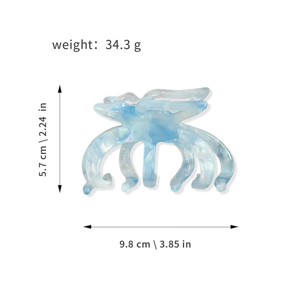 Wholesale Women's Thickened Acetic Acid Handmade Simple Geometric Hair Grasp Clip Headwear