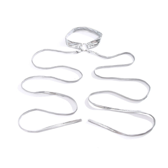 Wholesale Women's Thigh Chain And Foot Accessories Sexy Laceup Crossring Design Geometric Pattern