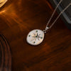 Wholesale Women's Titanium Steel And Copper Eightpointed Star Pendant Necklace With Electroplating And O Word Chain Simple Style