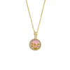 Wholesale Women's Titanium Steel And Copper Geometric Dripping Oil Design Cross Chain Necklace With Highend Feel