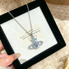 Wholesale Women's Titanium Steel And Copper Inlaid With Zircon Star Shape Light Luxury Minimalist Necklace With Water Wave Chain