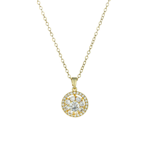 Wholesale Women's Titanium Steel And Copper Jewelry Set With Exquisite Inlaid Zircon Electroplated Geometric Style Cross Chain Ring Earrings And Necklace Accessories