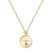 Wholesale Women's Titanium Steel And Copper Necklace With Geometric Pattern And Electroplating Treatment